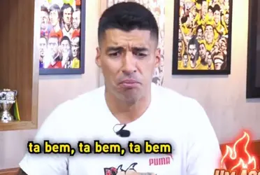Se hizo viral, Luis Suárez y una reacción imperdible al probar un asado en Porto Alegre