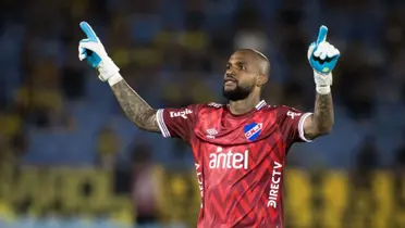 El portero panameño atendió a la prensa previo al vuelo de Nacional hasta Venezuela.