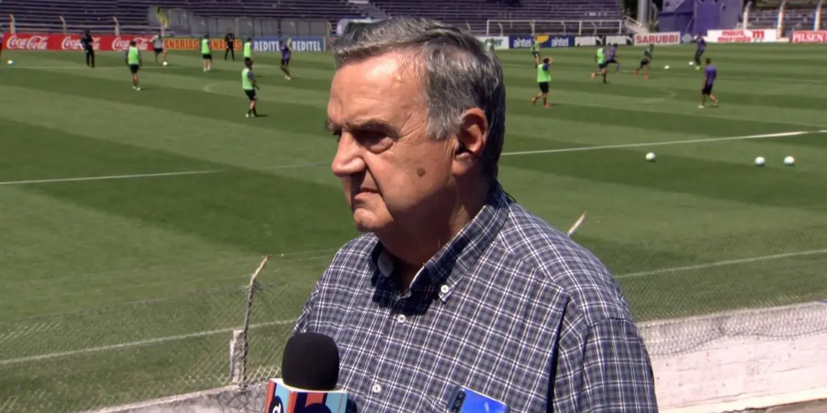 El presidente de Defensor Sporting interrumpió la conferencia de prensa que estaba dando el entrenador Marcelo Méndez y desató una bomba