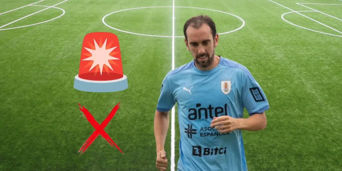 El uruguayo Diego Godín sufrió una fractura nasal jugando en Porongos FC