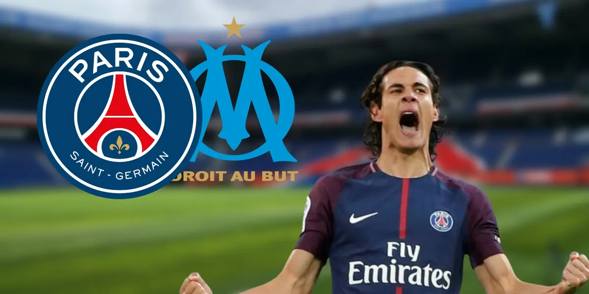 En el PSG aprovecharon la previa de un nuevo clásico para recordar un momento histórico de Edinson Cavani en París