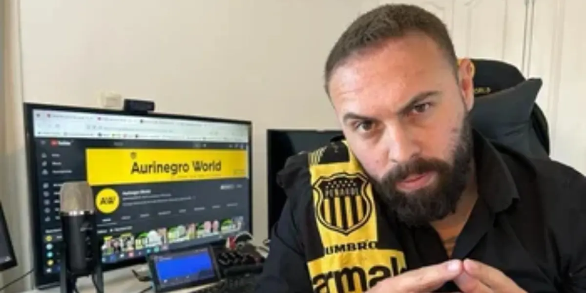 El youtuber Freddy García y un mensaje conflictivo del que habla todo Peñarol