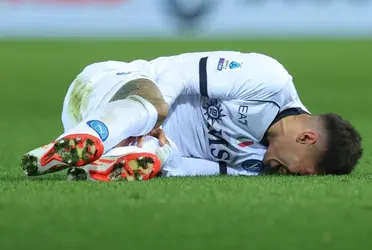 En un principio se pensaba que la lesión del uruguayo podría ser mucho más grave.