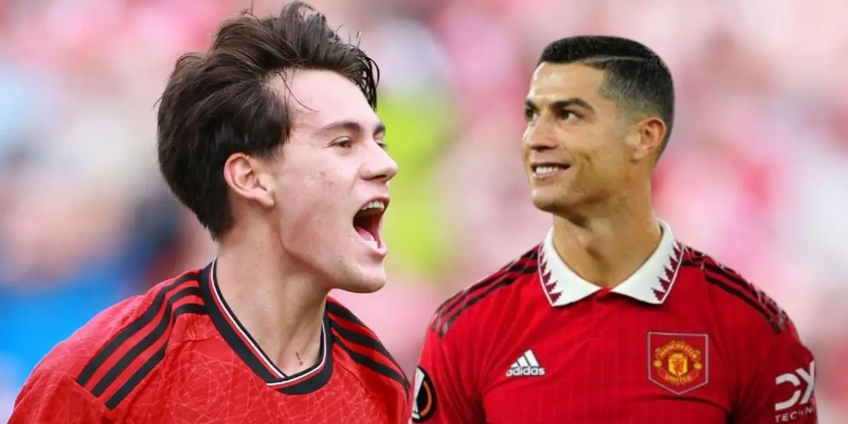 Facundo Pellistri comparte algo en especial con Cristiano Ronaldo en el Manchester United