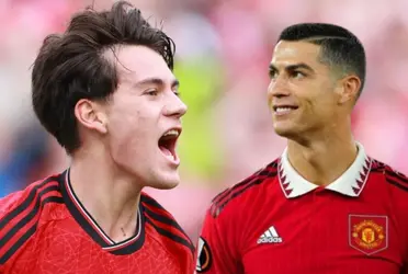 Facundo Pellistri comparte algo en especial con Cristiano Ronaldo en el Manchester United