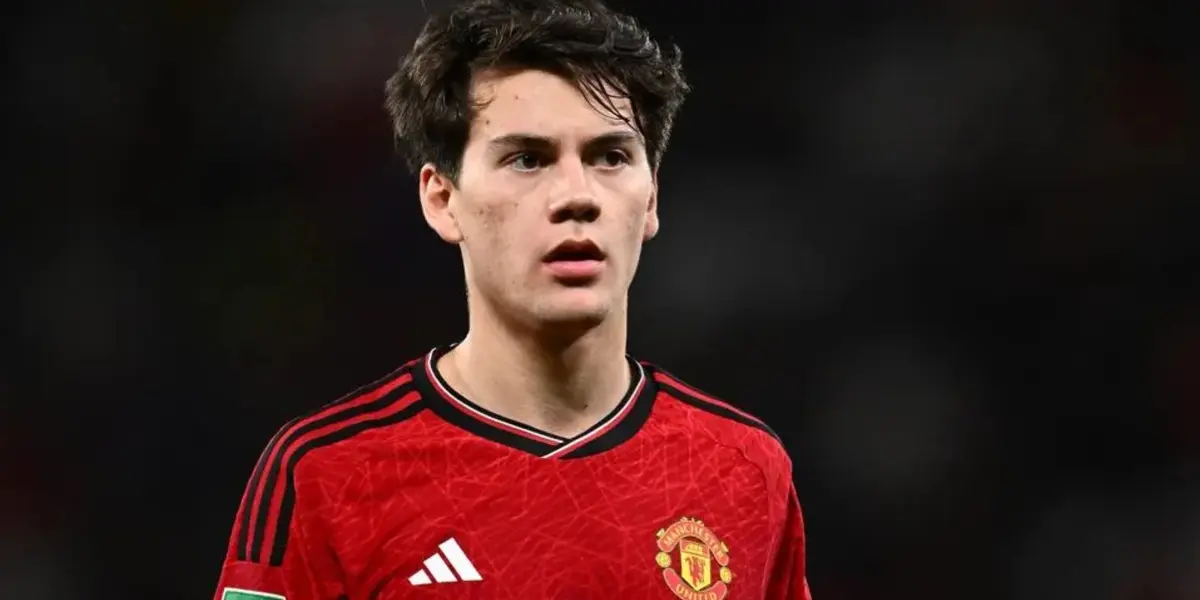 Facundo Pellistri en el Manchester United