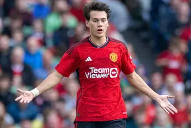 Facundo Pellistri en Manchester United.