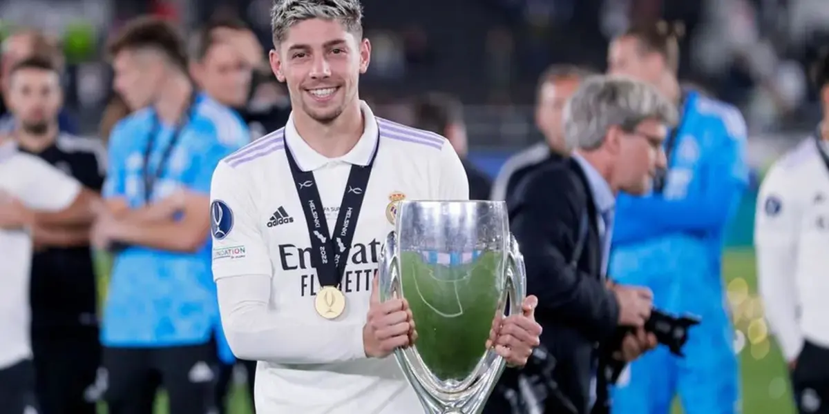 Federico Valverde campeón con el Real Madrid