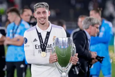 Federico Valverde campeón con el Real Madrid