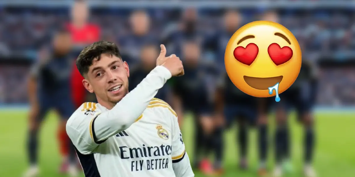 Federico Valverde con la camiseta del Real Madrid en Champions League