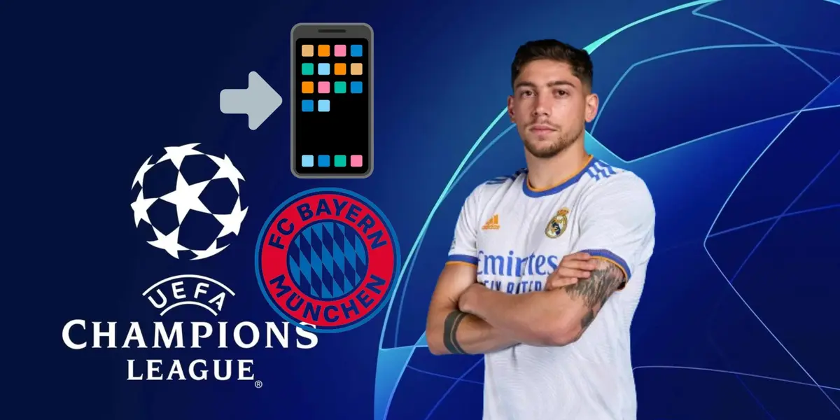 Federico Valverde con la indumentaria del Real Madrid