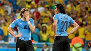 Forlán y Cavani en la Celeste