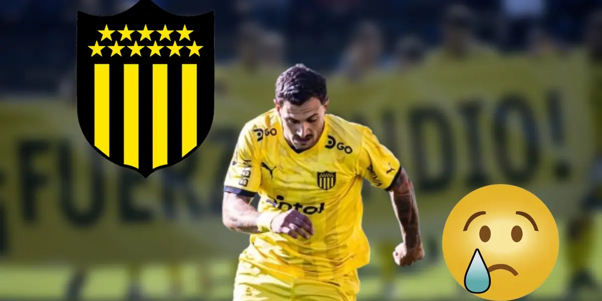 Futbolistas de Peñarol ante Liverpool
