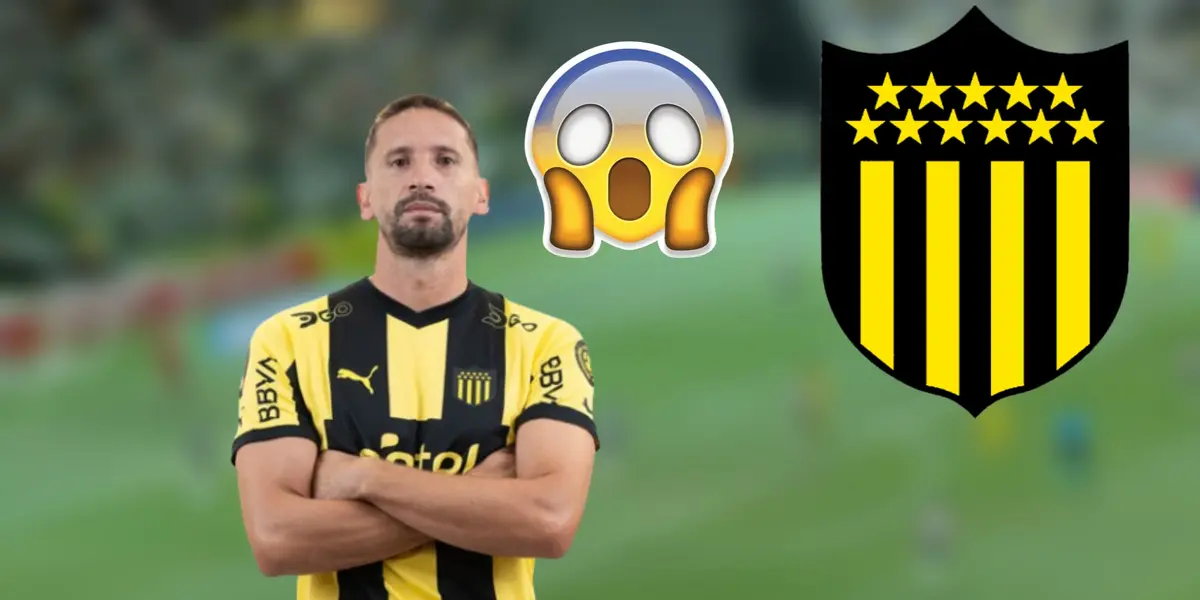 Gastón Ramírez con la camiseta de Peñarol