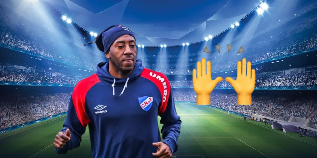 Gonzalo Carneiro con la indumentaria de Nacional