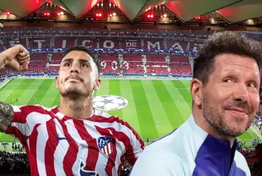 Josema Giménez le dio una gran alegría a Diego Simeone en Atlético Madrid