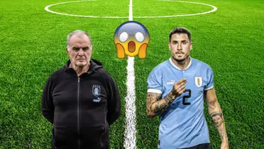 José María Giménez y Marcelo Bielsa en Uruguay