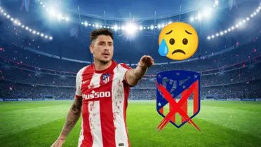 Josema Giménez con la camiseta del Atlético de Madrid post eliminación en Champions