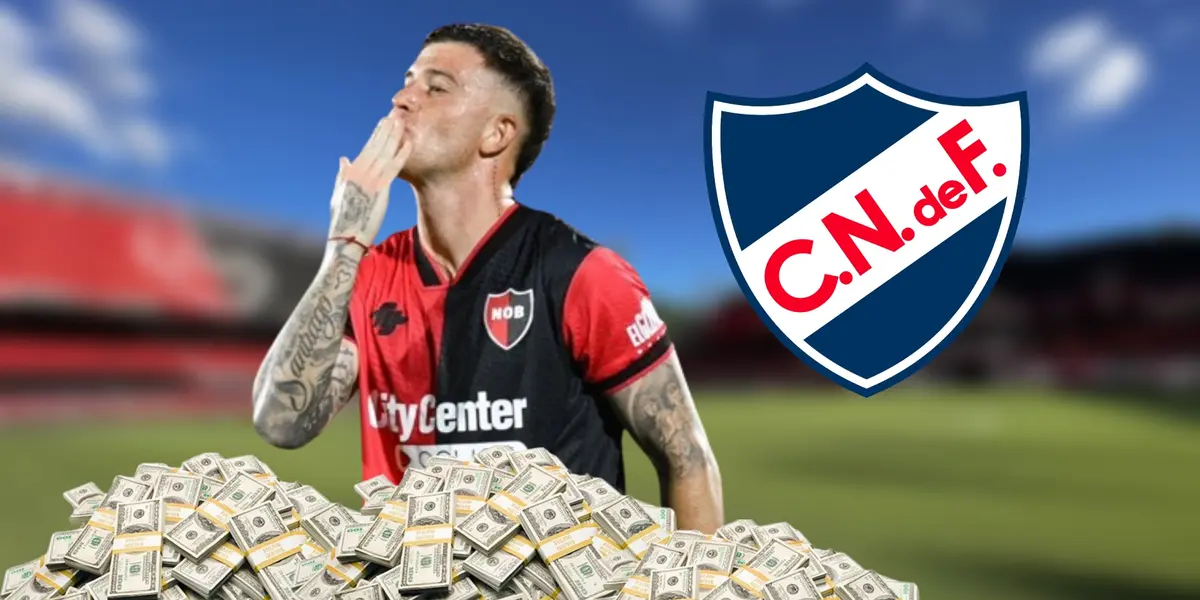 Juan Ignacio Ramírez con la camiseta de Newell's Old Boys