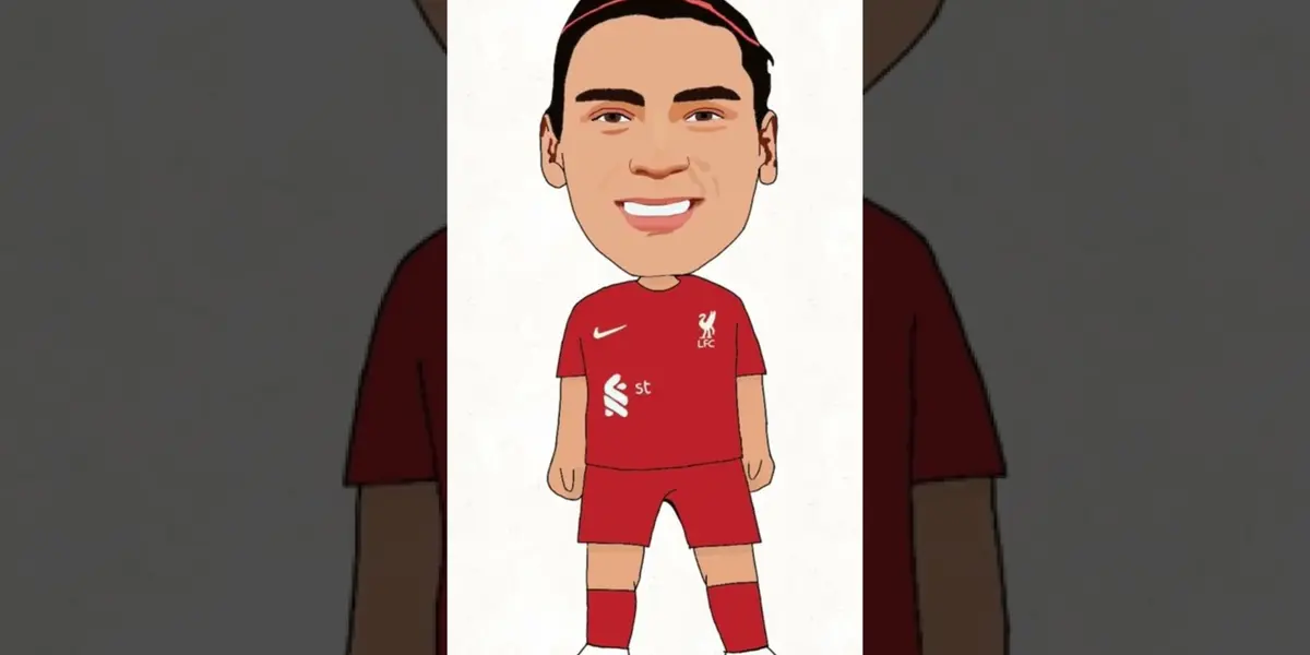 La caricatura de Darwin Núñez