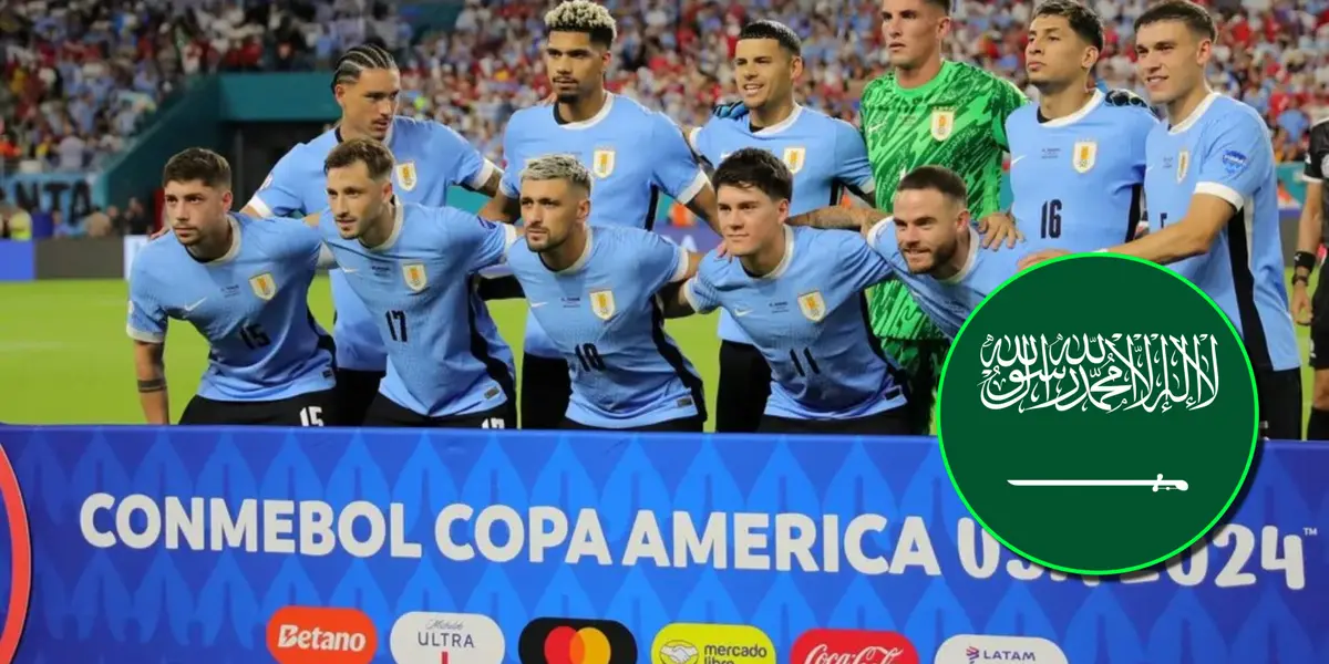 La Selección de Uruguay en la Copa América.