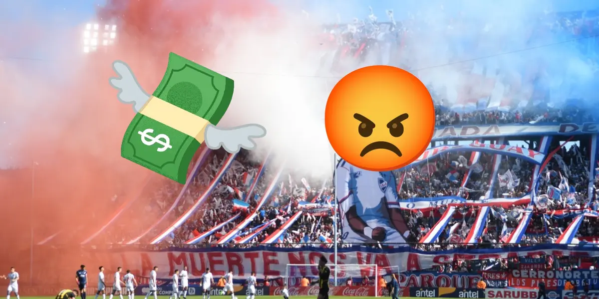 Los hinchas de Nacional en el Gran Parque Central