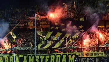 Los hinchas de Peñarol en el CDS