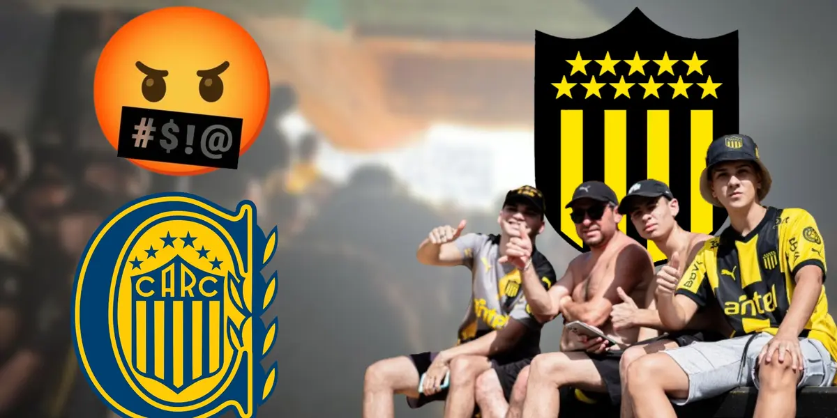 Los hinchas de Peñarol están recibiendo un fuerte destrato por su ubicación en Rosario, y eso quedó demostrado por una inédita foto