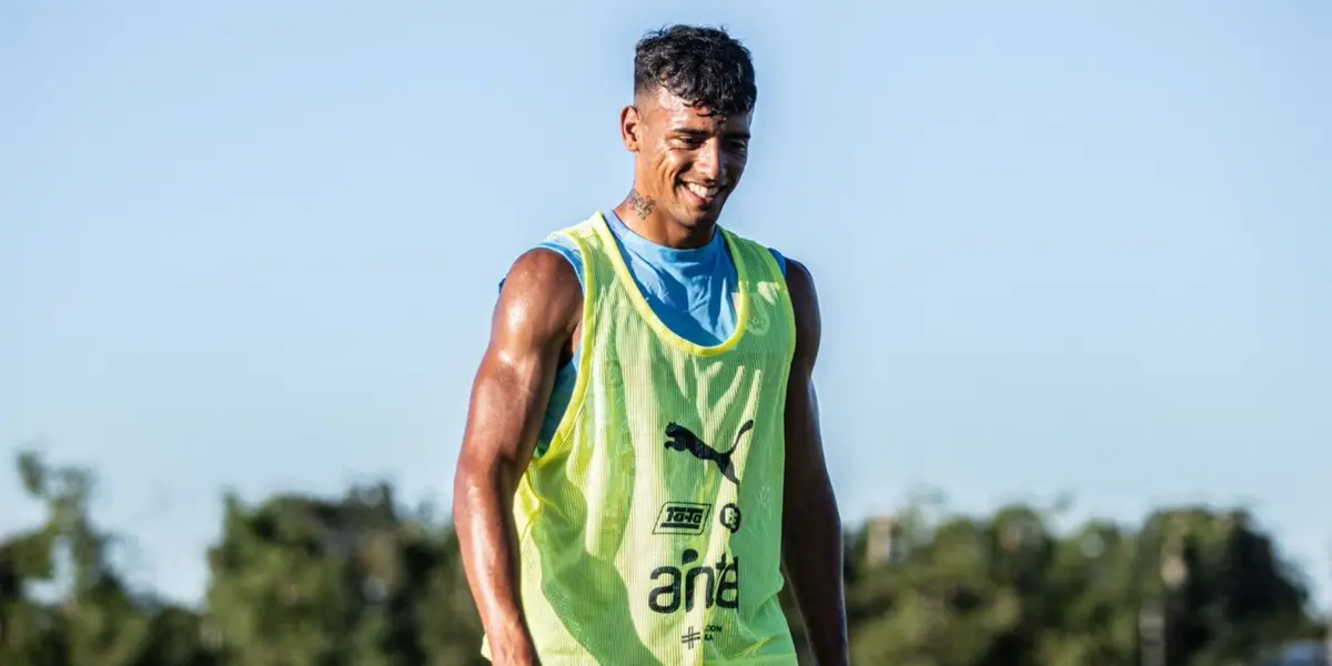 Luciano Rodríguez en la Celeste