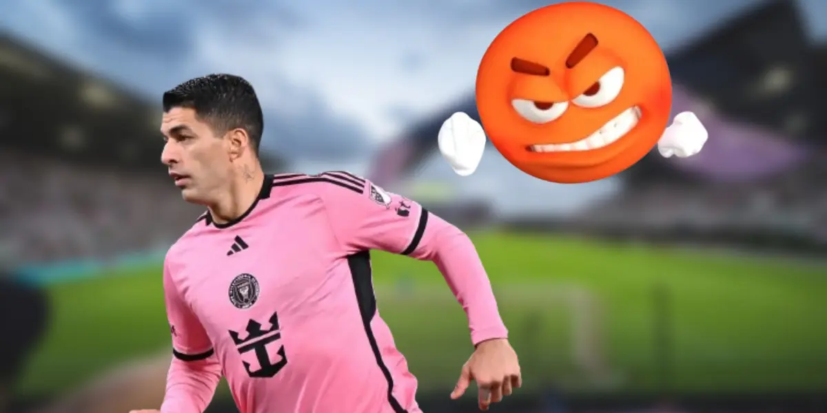 Luis Suárez con la camiseta del Inter Miami