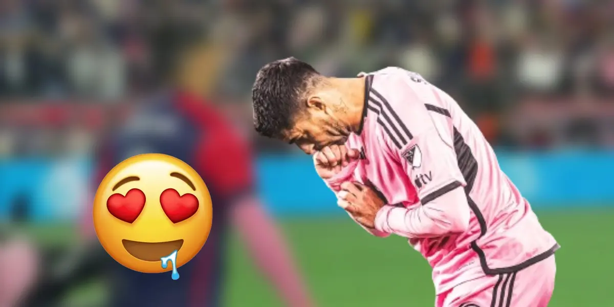 Luis Suárez con la camiseta del Inter Miami