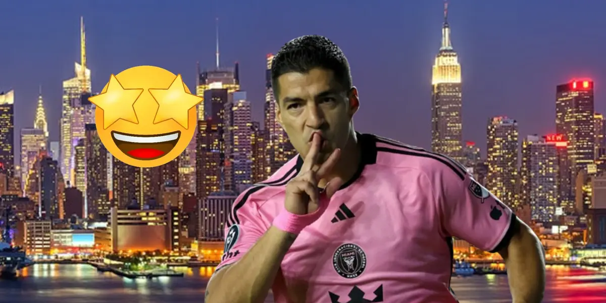 Luis Suárez con la camiseta del Inter Miami