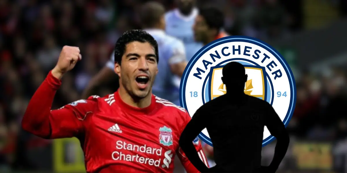 Luis Suárez durante un partido de Premier League con el Liverpool