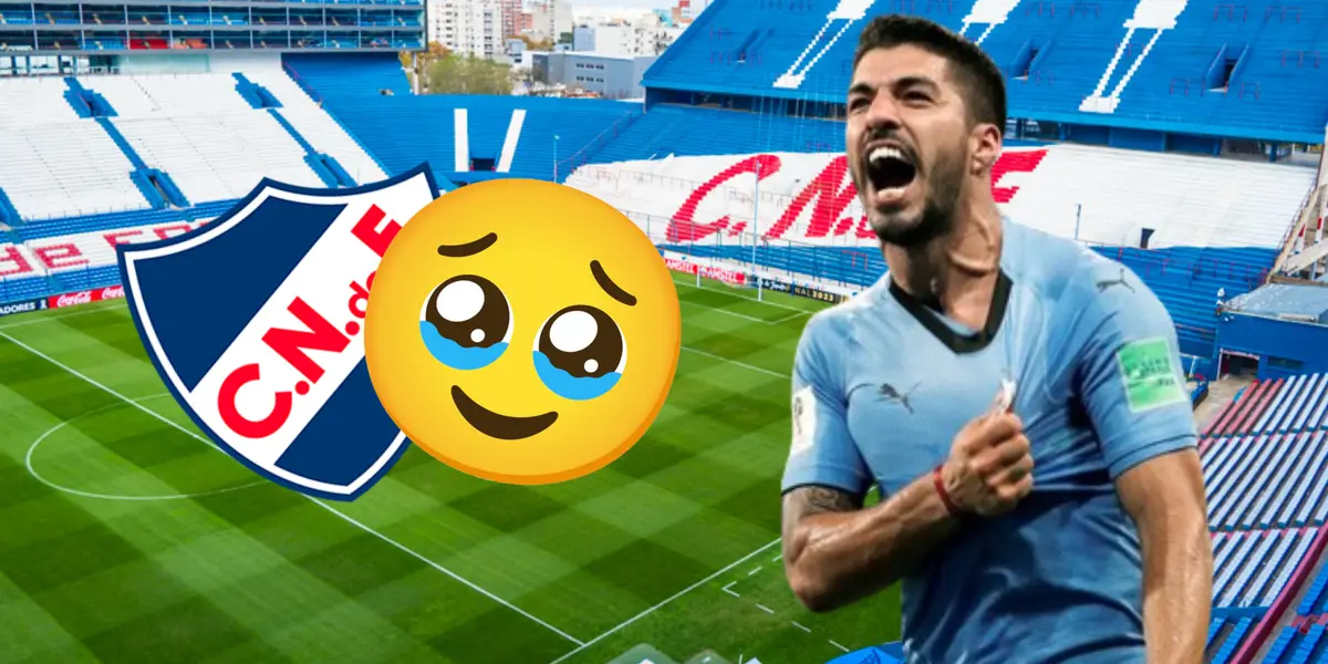 Luis Suárez en el estadio Gran Parque Central de Nacional