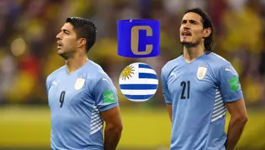 Luis Suárez y Edinson Cavani en la Selección de Uruguay