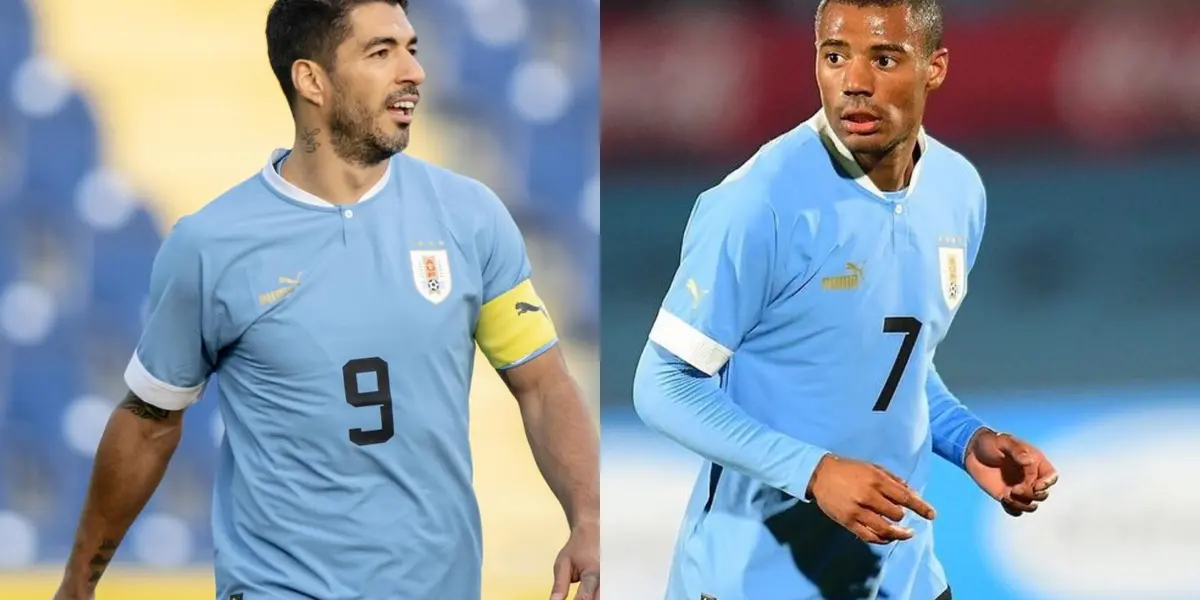 Luis Suárez y Nicolás de la Cruz en Uruguay