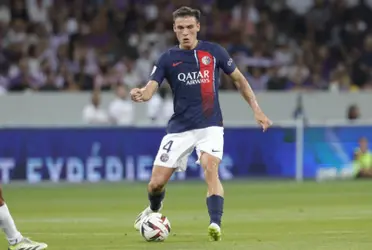 Manuel Ugarte en el Paris Saint Germain