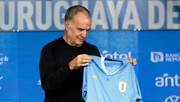 Marcelo Bielsa en la Celeste