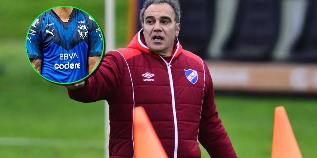 Martín Lasarte durante un entrenamiento de Nacional.