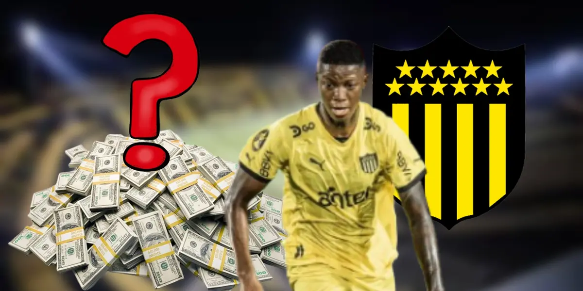 Matheus Babi con la camiseta de Peñarol