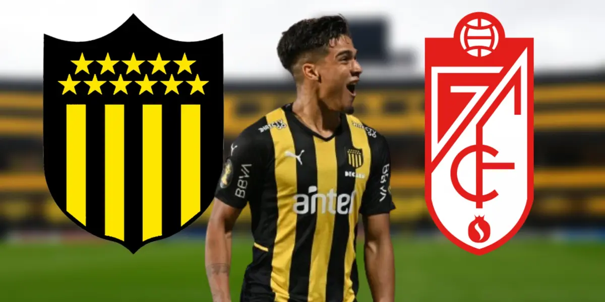 Matías Arezo con la camiseta de Peñarol