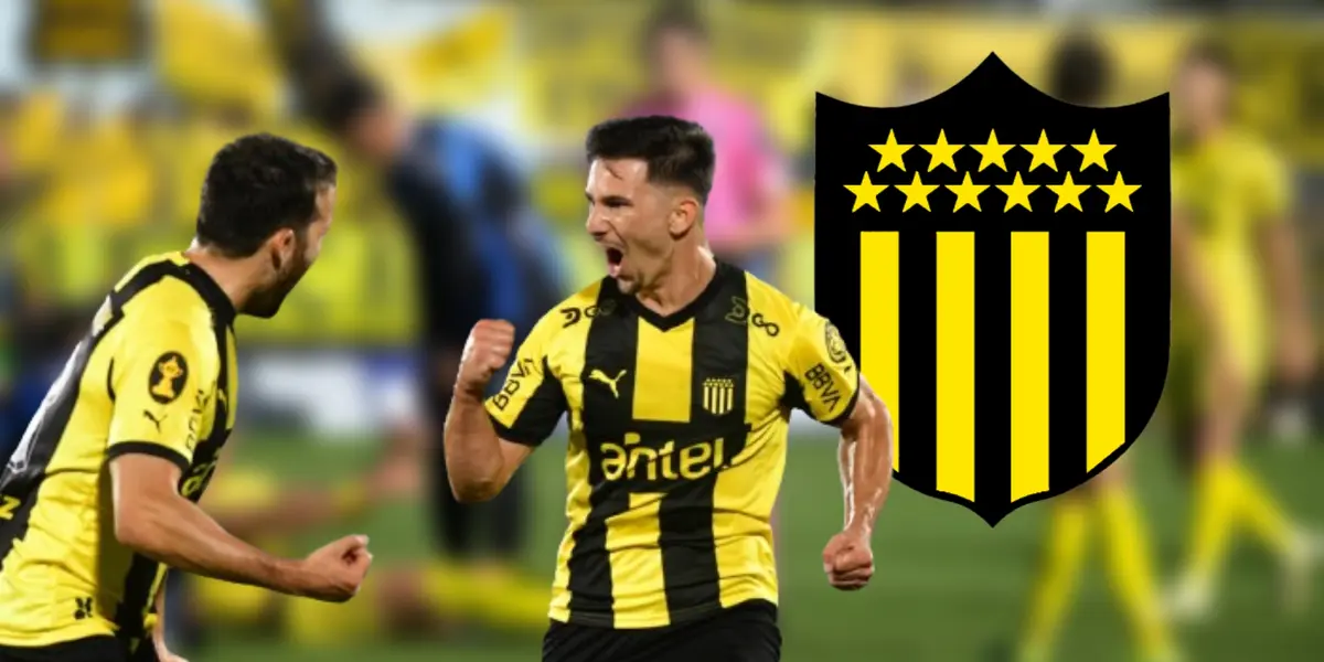 Maximiliano Silvera con la camiseta de Peñarol