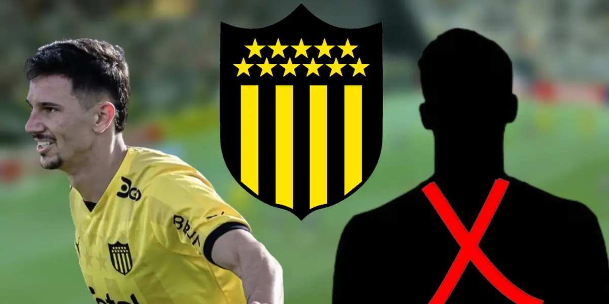 Maximiliano Silvera con la camiseta de Peñarol ante Atlético Mineiro