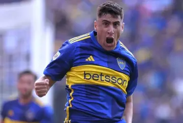 El uruguayo Miguel Merentiel sigue incrementando su increíble racha en Boca Juniors