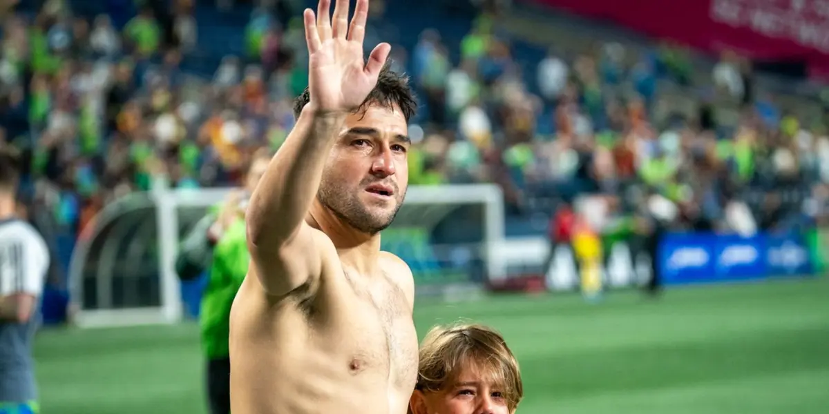 Nicolás Lodeiro en su despedida del Seattle Sounders