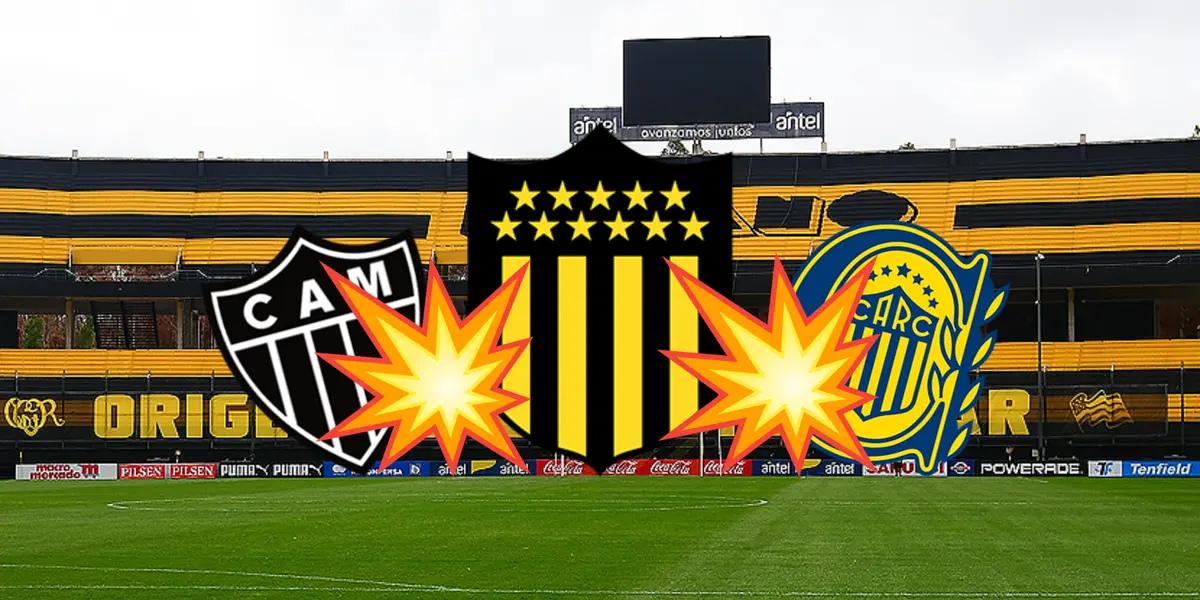 Peñarol en conflicto con Atlético Mineiro y Rosario Central
