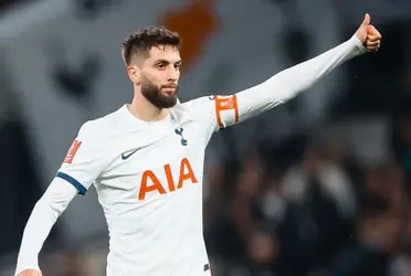 Rodrigo Bentancur en Tottenham.