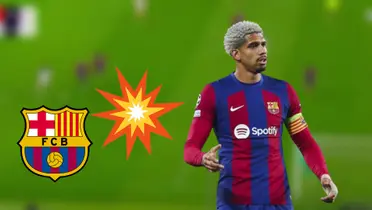 Ronald Araújo con la camiseta del Barcelona