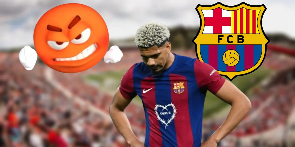 Ronald Araújo con la camiseta del Barcelona