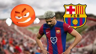 Ronald Araújo con la camiseta del Barcelona